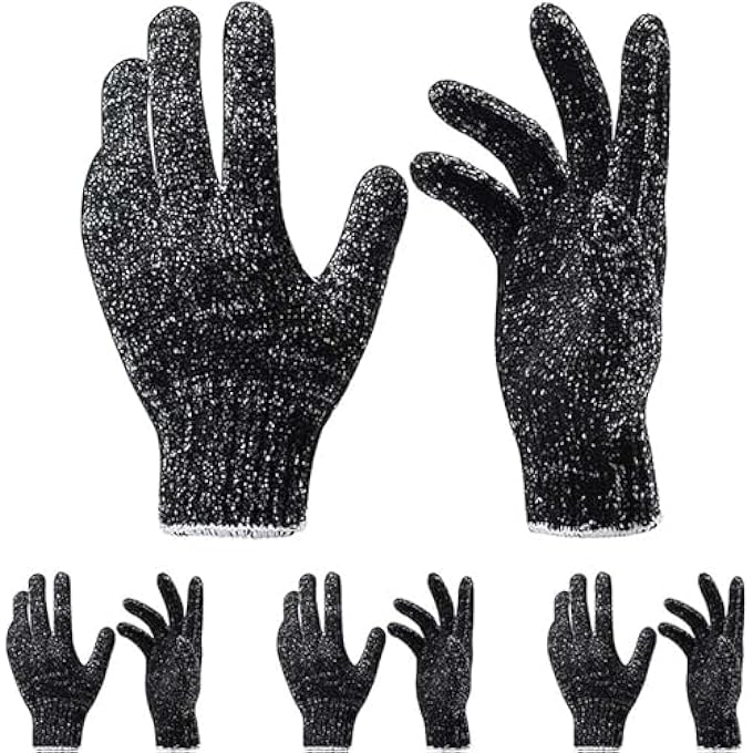 Tazweeq 4 Pairs 8 Pcs Exfoliating Gloves for Shower - Premium Bath Gloves - Body Scrubber Gloves for Shower, Spa, Massage, Body Scrubs, Remove Dead Skin, Deep Cleaning - Image 1